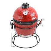 kamado Junior Pack (1KJ junior, 1 déflecteur céramique, 1 grille en fonte)