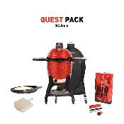 Kamado Joe Big3 PACK Quest (1BJ+1DoeJoe+housse+1sac de charbon)